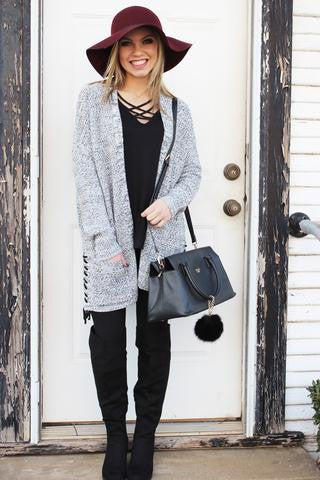 All Laced Up Cardigan